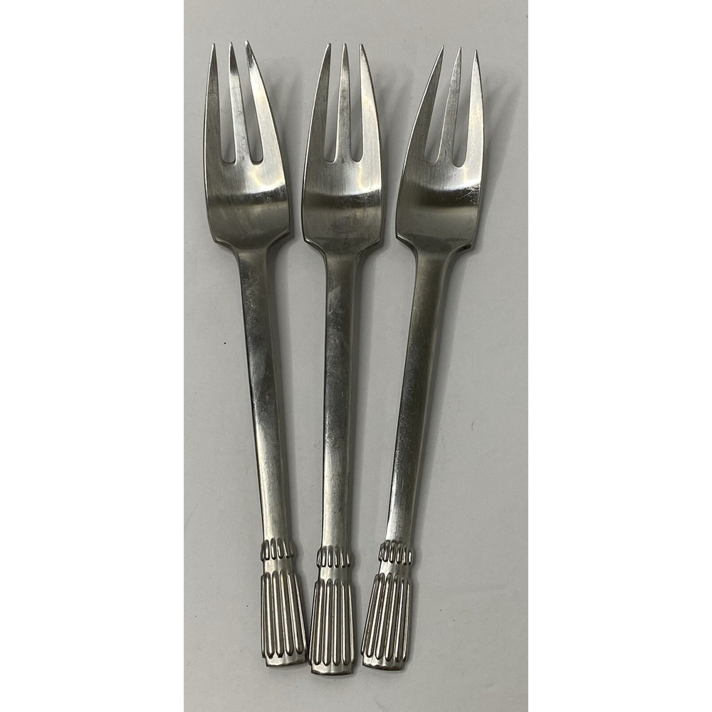 Dansk Designs Thor Stainless Finland Dinner Fork Lot Of 3 Replacements #3